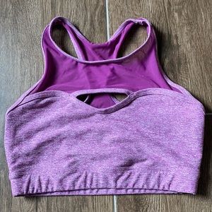Glyder Keyhole Racerback Sports Bra Size Small
